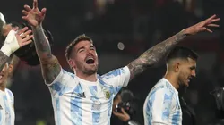 La queja de la esposa de un jugador de la Selección por un sticker de De Paul en su termo