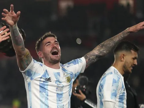 La queja de la esposa de un jugador de la Selección por un sticker de De Paul en su termo