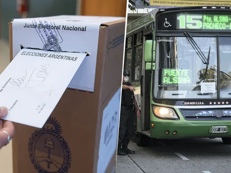 PASO 2021: qué medios de transporte público serán GRATIS durante las elecciones de este domingo