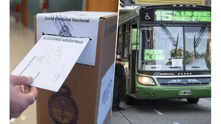 El transporte público será gratuito en Argentina durante las Elecciones (Foto: Defensoría CABA y Getty Images)