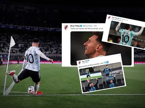 Todos los tuits de River en la noche mágica de Messi
