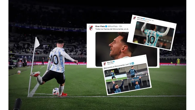 Lionel Messi en el Estadio Monumental (Foto: Getty Images)