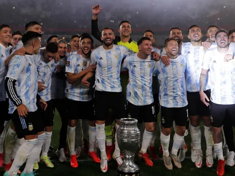 Es viral: el jugador que "se coló" en la foto de los campeones de América