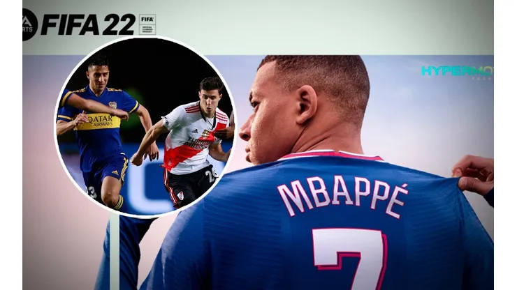 FIFA 22 volverá a contar con Boca y River (Fotos: EA.com y Getty)