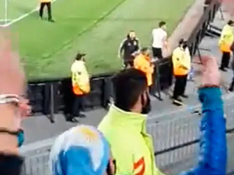 Video: la gente empezó a gritarle y el Papu metió un baile para el delire de la tribuna