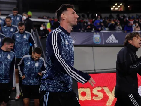 Lionel hizo explotar al Monumental: "Que de la mano de Leo Messi"