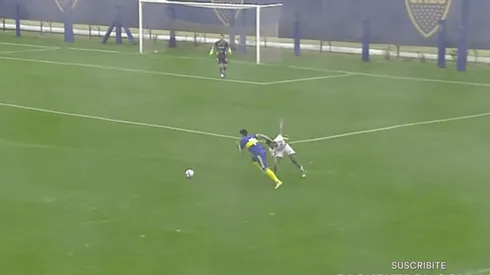 Lo dejó desparramado: el tremendo lujo de Zeballos en la Reserva de Boca