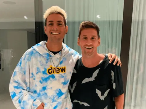 Coscu fue a ver a la Selección y tiró un tuit después del gol de Messi