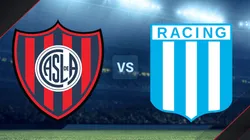 San Lorenzo y Racing se enfrentan por la Liga Profesional.