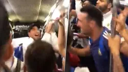 Apareció un viejo video de Scaloni cantando con la Selección: "Todos los brazucas..."