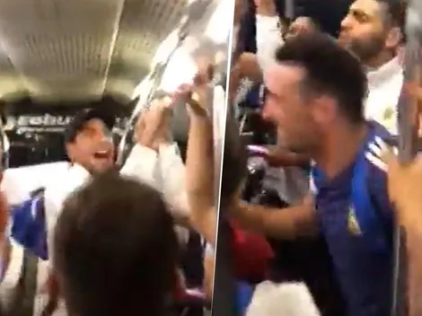 Apareció un viejo video de Scaloni cantando con la Selección: "Todos los brazucas..."