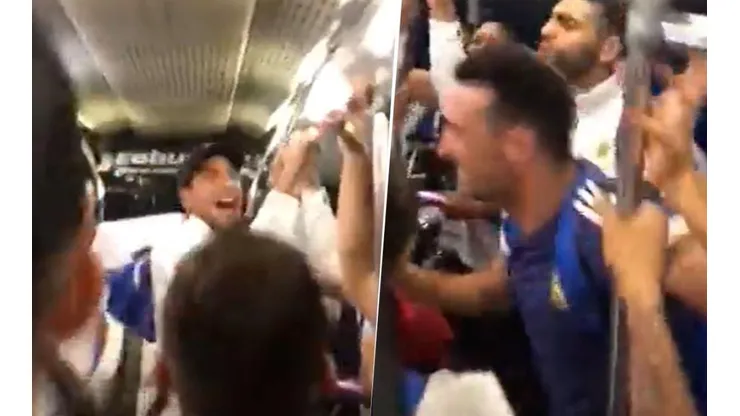 Apareció un viejo video de Scaloni cantando con la Selección: "Todos los brazucas..."
