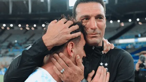 Las sentidas palabras que Messi le dedicó a Scaloni