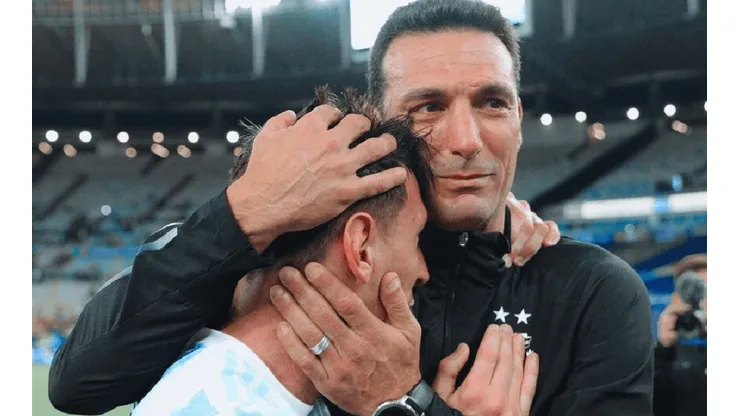 Las sentidas palabras que Messi le dedicó a Scaloni