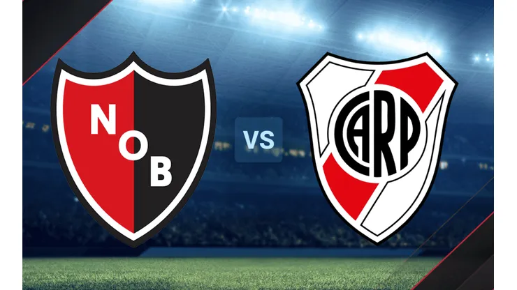 Newell's Old Boys y River Plate se enfrentan por la Liga Profesional.