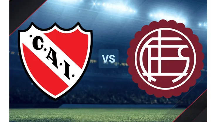 Independiente y Lanús se enfrentan por la Liga Profesional.