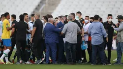 El caos del partido en el Arena Corinthians.