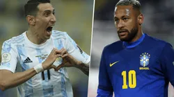 Di María y un divertido cruce con Neymar en Instagram.