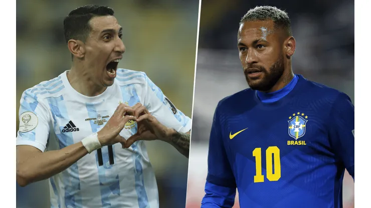 Di María y un divertido cruce con Neymar en Instagram.