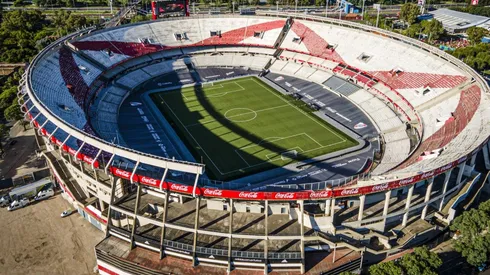 El Estadio Monumental se prepara para Argentina vs. Bolivia.