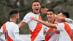 El festejo de los chicos de River.