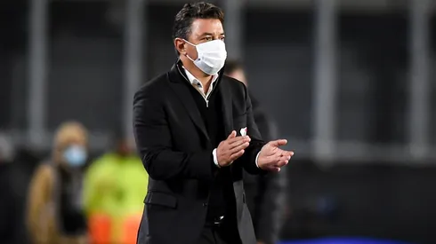 Marcelo Gallardo frente a Independiente.
