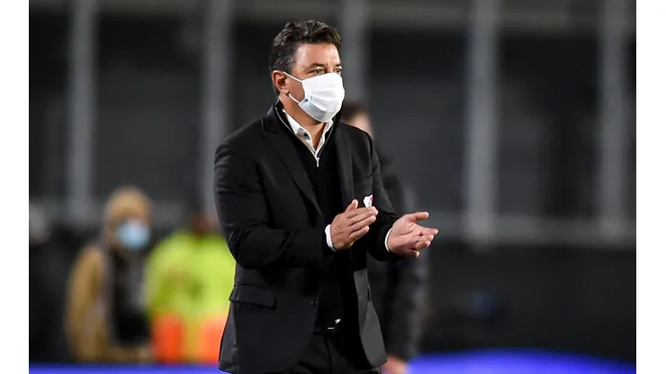 Marcelo Gallardo frente a Independiente.