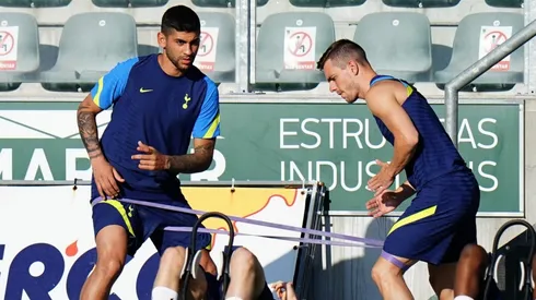 Cristian Romero y Giovani Lo Celso, Tottenham (Foto: Getty Images)