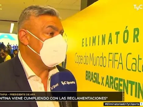Claudio Tapia dio unas tajantes declaraciones sobre el papelón ocurrido en Brasil