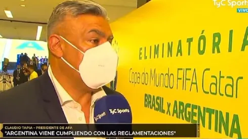 Claudio Tapia dio unas tajantes declaraciones sobre el papelón ocurrido en Brasil