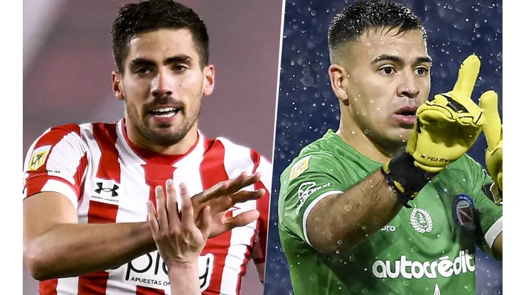 Estudiantes de La Plata vs. Argentinos Juniors. (Fotos: Getty Images).