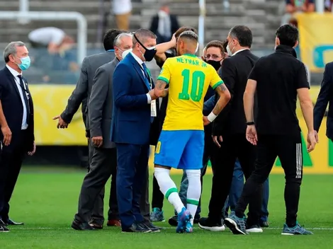 En medio del caos, Neymar fue a pedirles explicaciones a sus compatriotas