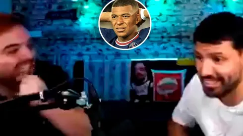 La 'gastada' del Kun Agüero a Ibai por el pase frustrado de Mbappe al Real Madrid