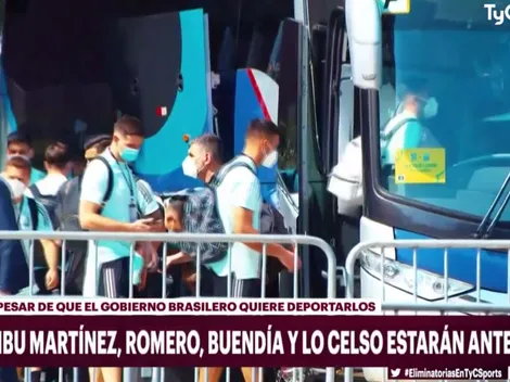 A pesar del pedido de Brasil, los 4 argentinos ya están en el estadio