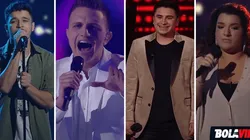 Los cuatro participantes de la FINAL de La Voz Argentina 2021 (Fotos: YouTube La Voz Argentina)