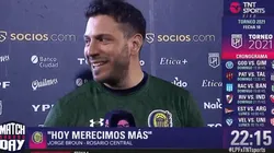 Jorge Broun, arquero de Rosario Central.