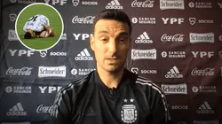 Scaloni habló de Messi.