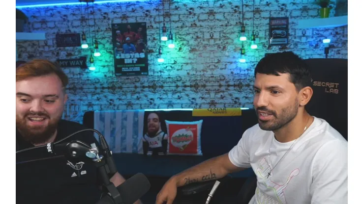 El Kun Agüero le comentó a Ibai su opinón sobre la 10 del Barcelona para Ansu Fati