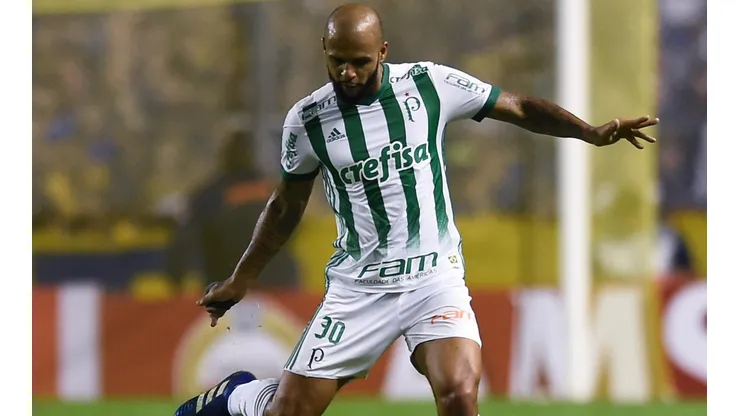 Felipe Melo jugando en La Bombonera (Foto: Getty Images)