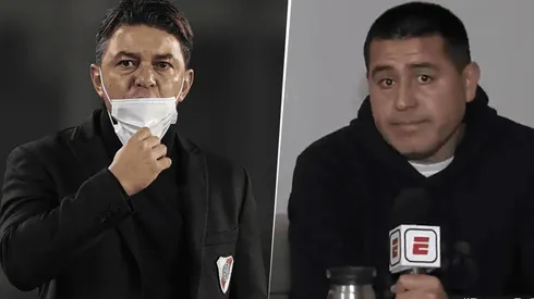 Riquelme y un elogio para dos jugadores de Gallardo.