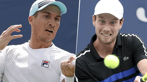 Facundo Bagnis vs. Botic van de Zandschulp por el US Open (Foto: Getty Images).