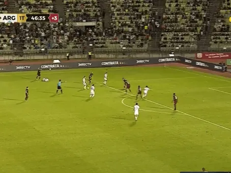 Lo Celso hizo una de Román y dejó solo a Lautaro para el 1 a 0 de Argentina