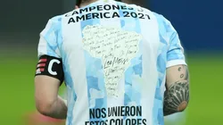 Es hermosa: así luce la camiseta argentina con el parche de campeón de la Copa América