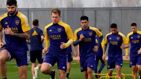 Entrenamiento de Boca Juniors (Foto: Boca vía Twitter)