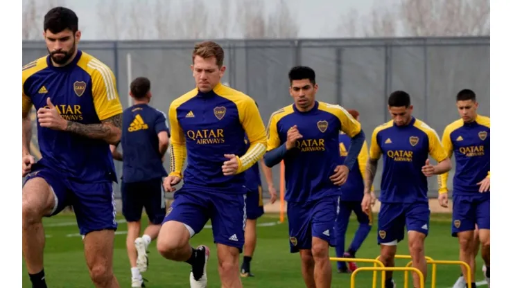 Entrenamiento de Boca Juniors (Foto: Boca vía Twitter)