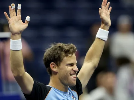 El encuentro menos pensado: Schwartzman celebró su triunfo en el US Open con una estrella de Hollywood