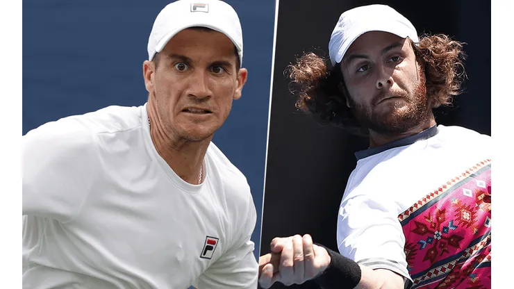 Facundo Bagnis vs. Marco Trungelliti por el US Open (Foto: Getty Images).