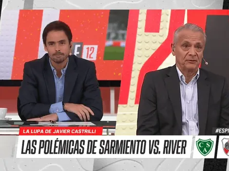 Castrilli, en llamas: destruyó a Tello por su arbitraje en Sarmiento vs. River