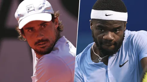 Guido Pella vs. Frances Tiafoe. (Fotos: Getty Images).