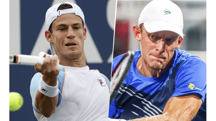 Diego Schwartzman vs. Kevin Anderson por el US Open (Foto: Getty Images).